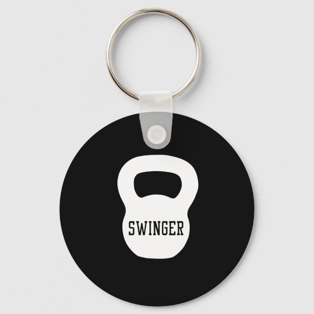 Kettlebell Swinger Key Ring (Front)