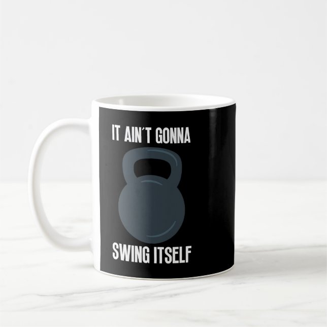 Kettlebell Training Calisthenics Bodybuilding Fitn Coffee Mug (Left)