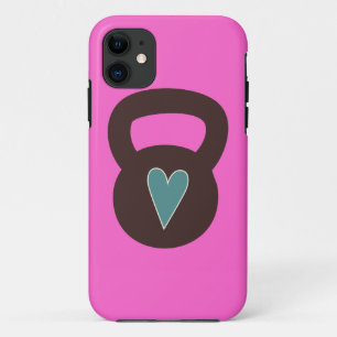 Kettlebell With A Heart iPhone 11 Case