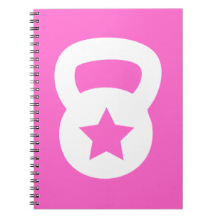 Kettlebell With An Empty Star Notebook
