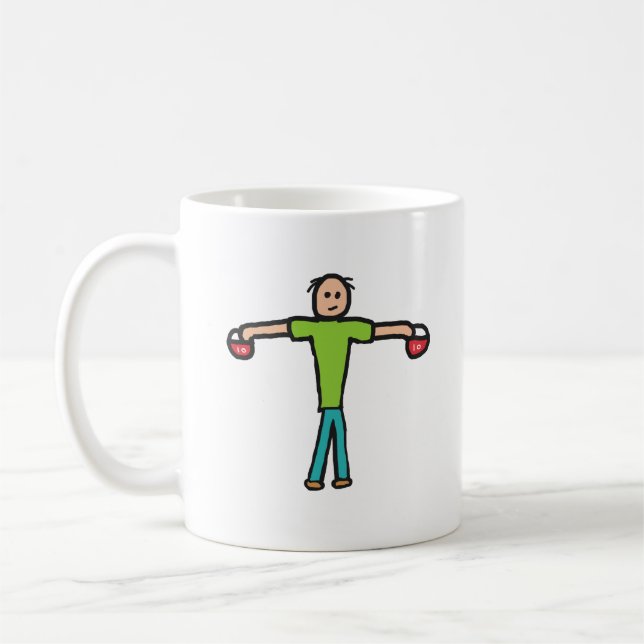 Kettlebells Coffee Mug (Left)