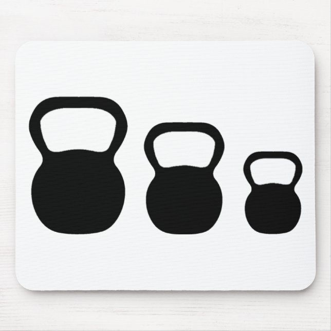 Kettlebells Mouse Pad (Front)