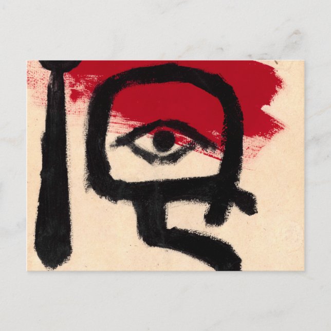 Kettledrummer by Paul Klee Postcard (Front)