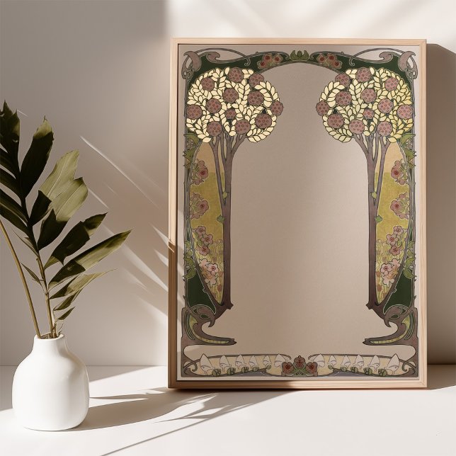 Ketubah Tree of Life Handwriting Art Nouveau Foil Prints (Creator Uploaded)