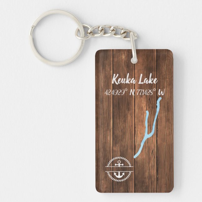 Keuka Lake Key Chain (Front)