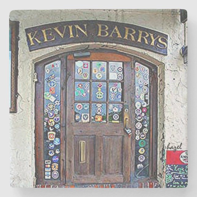 Kevin Barry's Savannah Marble Stone Coaster. Stone Coaster (Front)