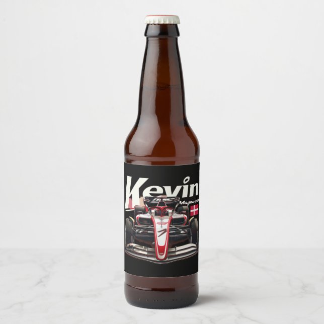 Kevin Magnussen, Formula 1 Driver, KMAG20 Beer Bottle Label (Front)