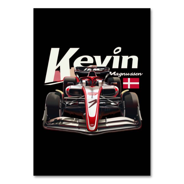 Kevin Magnussen, Formula 1 Driver, KMAG20 Table Number (Front)