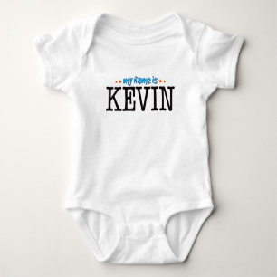 Kevin Name Baby Bodysuit