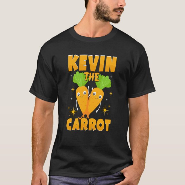 Kevin The Carrot Carrot Vegetables Costume T-Shirt (Front)