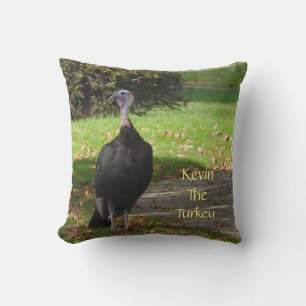 Kevin The Turkey - Old Wethersfield , CT (2 Sides) Cushion