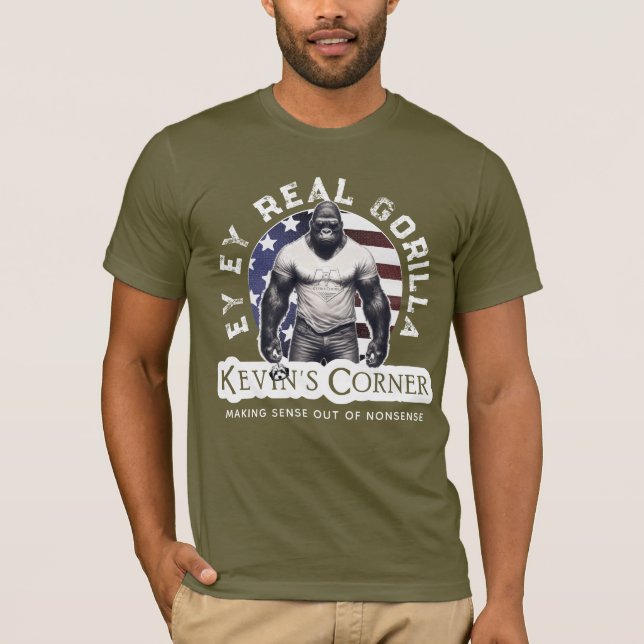 Kevin's Corner EY EY Real Gorilla Emblem T-Shirt (Front)