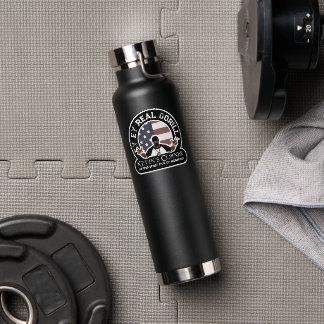 Kevin's Corner EY EY Real Gorilla Emblem Water Bottle