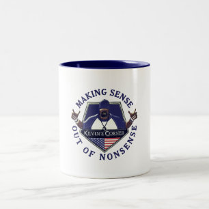 Kevin's Corner Making Sense Out of Nonsense Two-Tone Coffee Mug
