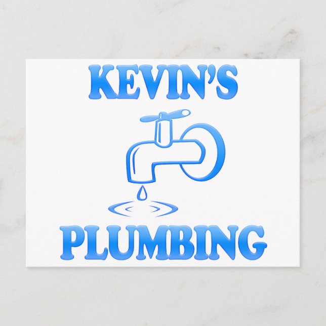 Kevin's Plumbing Postcard (Front)