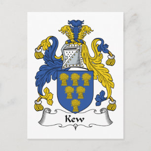 Kew Family Crest Postcard