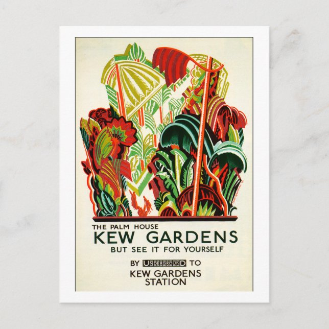 Kew Gardens - UK Postcard (Front)