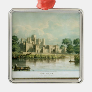 Kew Palace as seen from Brentford, engraved by Tho Metal Ornament