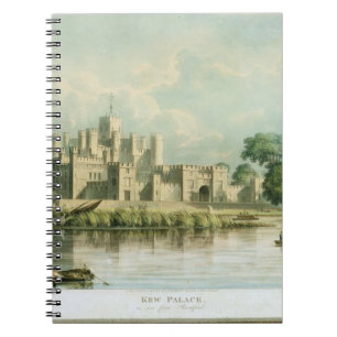 Kew Palace as seen from Brentford, engraved by Tho Notebook
