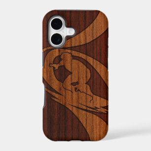 Kewalos Hawaiian Surfer Faux Wood