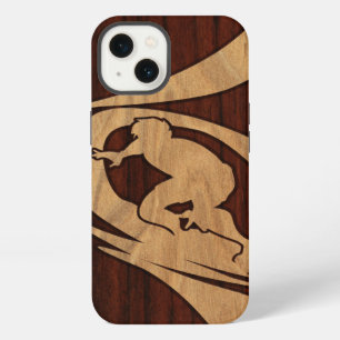 Kewalos Hawaiian Surfer Faux Wood iPhone 13 Case