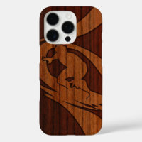 Kewalos Hawaiian Surfer Faux Wood Koa