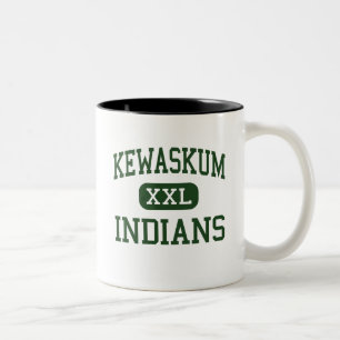 Kewaskum - Indians - High - Kewaskum Wisconsin Two-Tone Coffee Mug