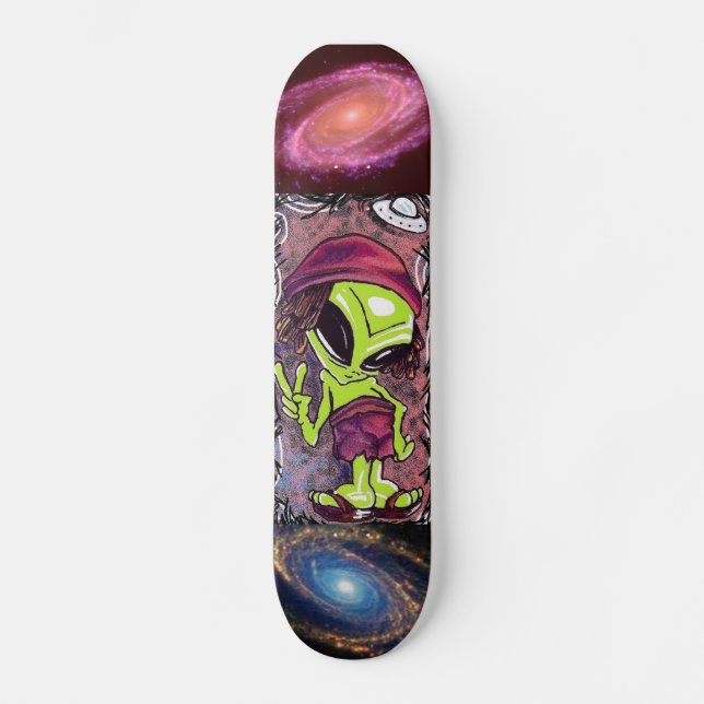 Kewl Alien Skateboard (Front)