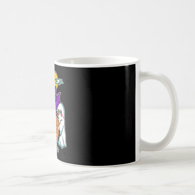 Kewpie baby ghost vampire devil halloween night  coffee mug (Right)