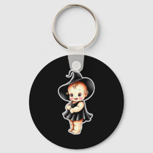 Kewpie baby witch cute key ring