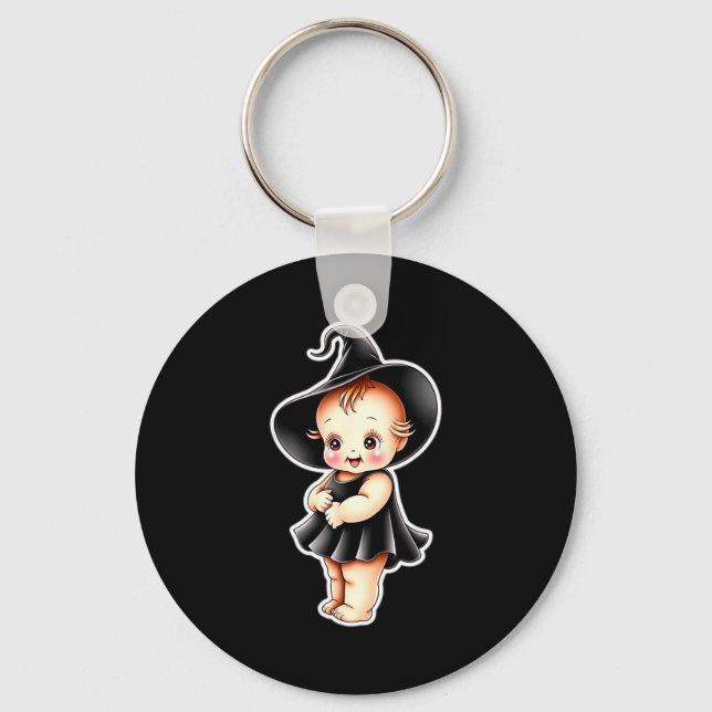 Kewpie baby witch cute  key ring (Front)