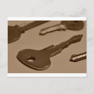 Key Between Stance Postcard