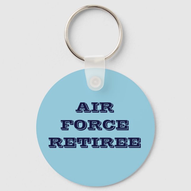 Key Chain Air Force Retiree (Front)