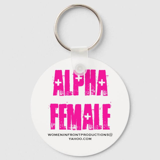 KEY CHAIN ALPHA FEMALE, (Front)