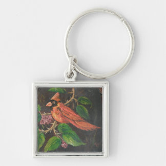 Key Chain Ann Hayes Painting Cardinal