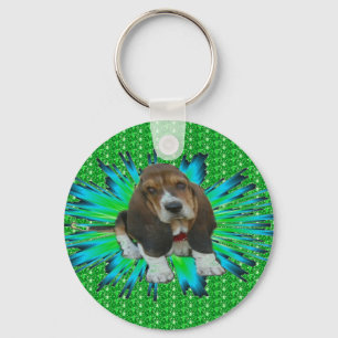Key Chain Baby Basset Sheldon