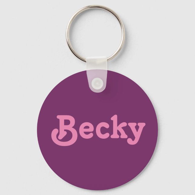 Key Chain Becky (Front)
