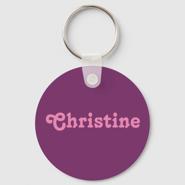 Key Chain Christine (Front)