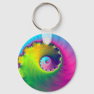 Key Chain  Colour Wash Spiral