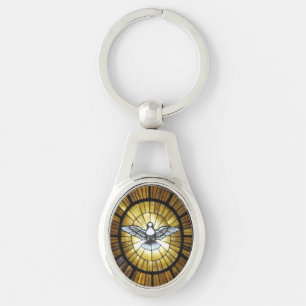 Key Chain--Dove Ring