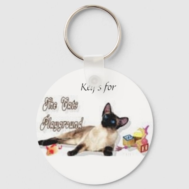 Key-chain for a Catlover Key Ring (Front)