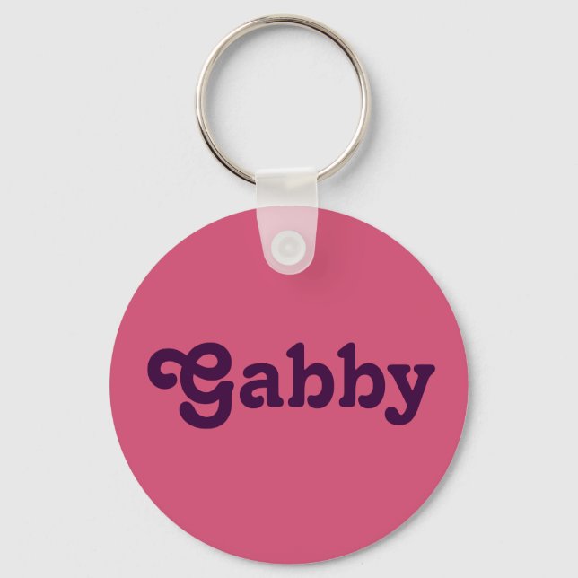 Key Chain Gabby (Front)