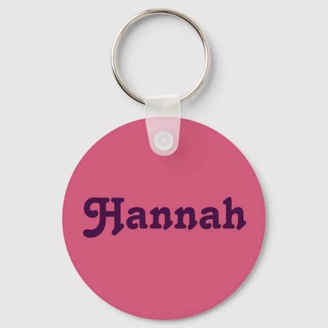 Key Chain Hannah (Front)
