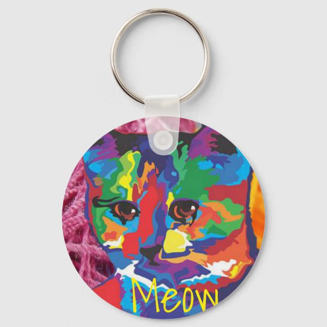 Key Chain Kitten Cat (Front)