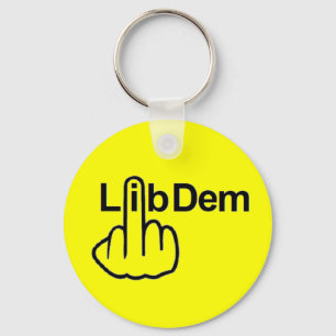 Key Chain Lib Dem Flip