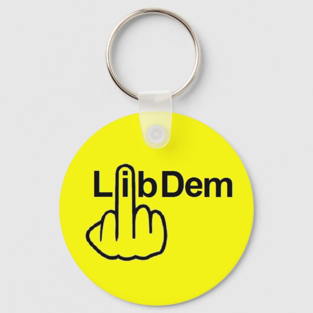 Key Chain Lib Dem Flip (Front)