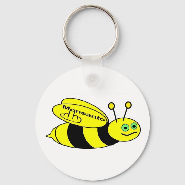 Key Chain Monsanto Bee Flip (Front)
