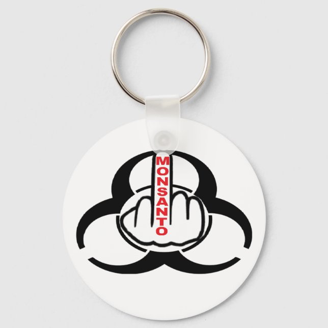 Key Chain Monsanto Bio Hazard Flip (Front)