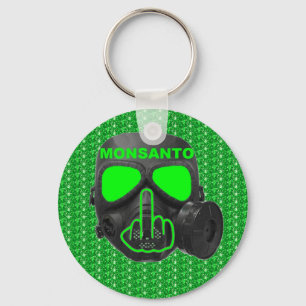 Key Chain Monsanto Gas Mask Flip