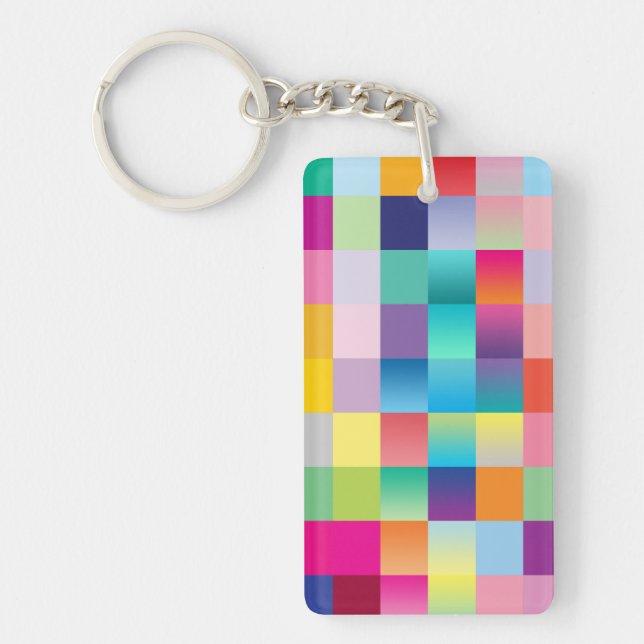 Key Chain: MULTI COLORED Ring (Front)